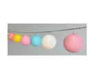 Guirnalda eléctrica de 24 luces LED bola Multicolor