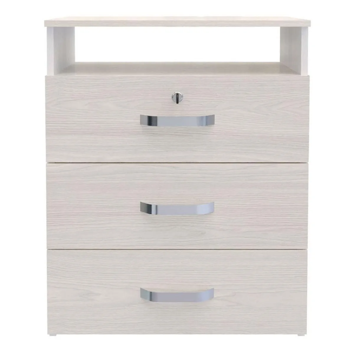 Just Home Collection - Cómoda 3 cajones Niebla