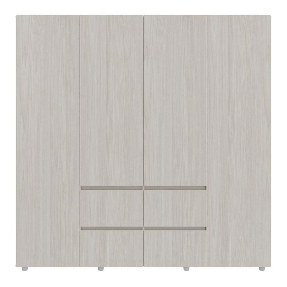 Clóset 4 puertas 4 cajones niebla, marca Just Home Collection - Foto Principal
