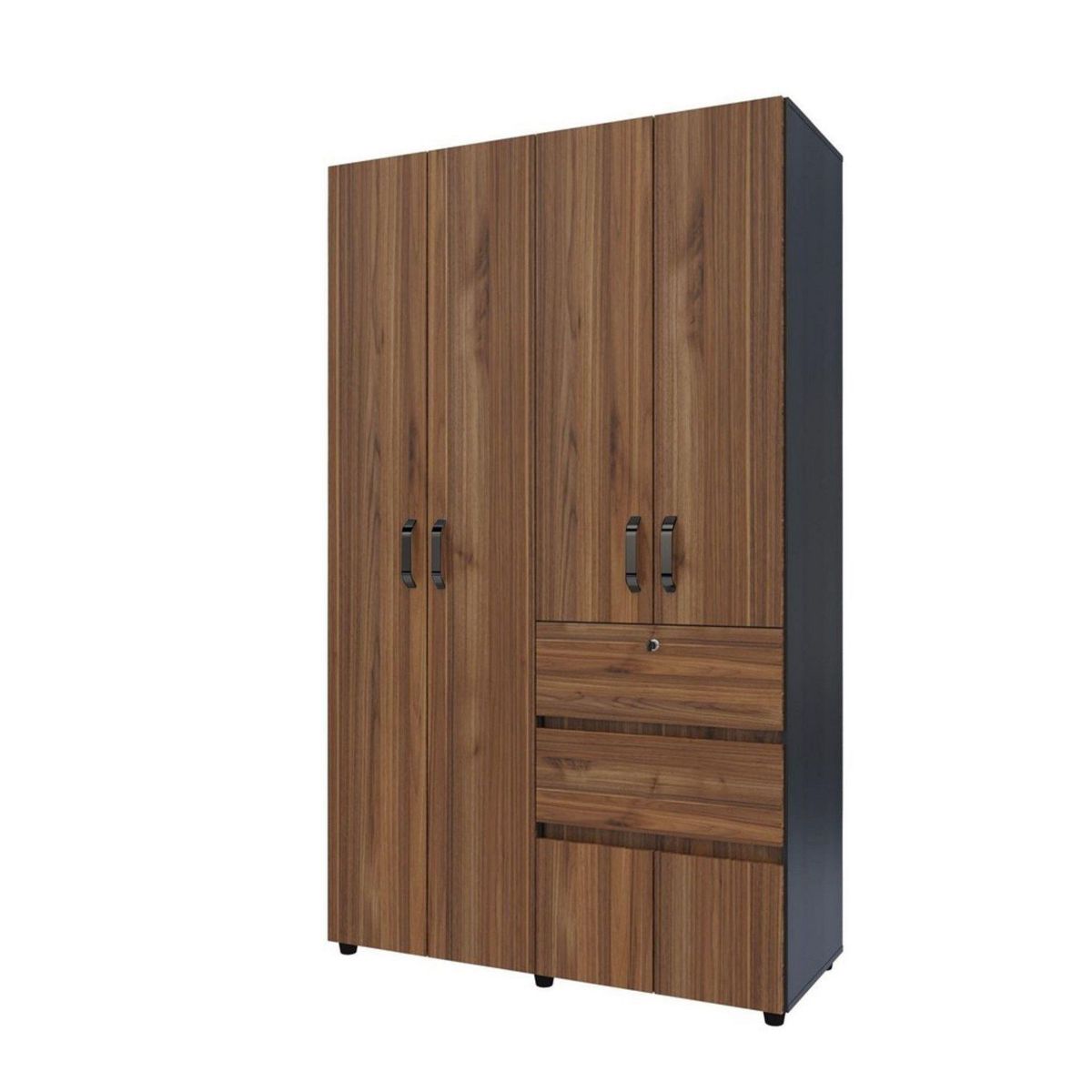 Clóset 4 puertas 2 cajones gales, marca Just Home Collection - Foto 2