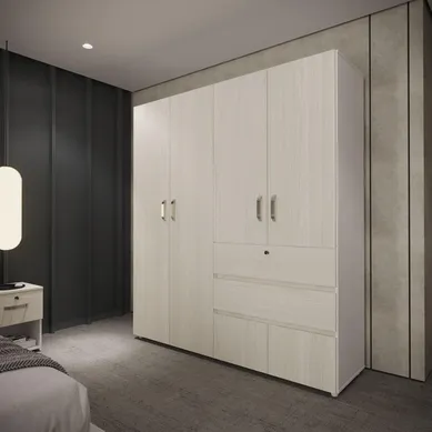 Cl�set 6 puertas 2 cajones niebla