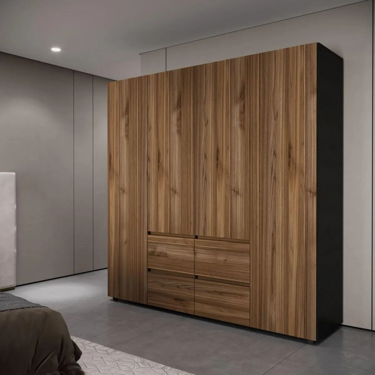 Just Home Collection - Clóset 4 puertas 4 cajones gales