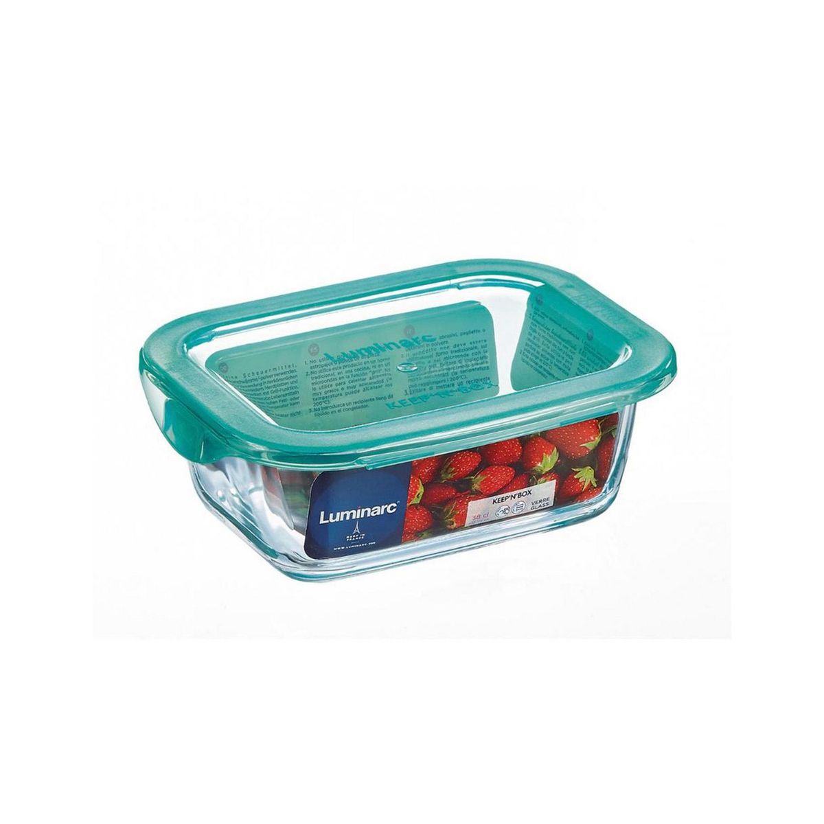 Contenedor rectangular de vidrio Keep N Box 197 ml, marca Luminarc - Foto 2