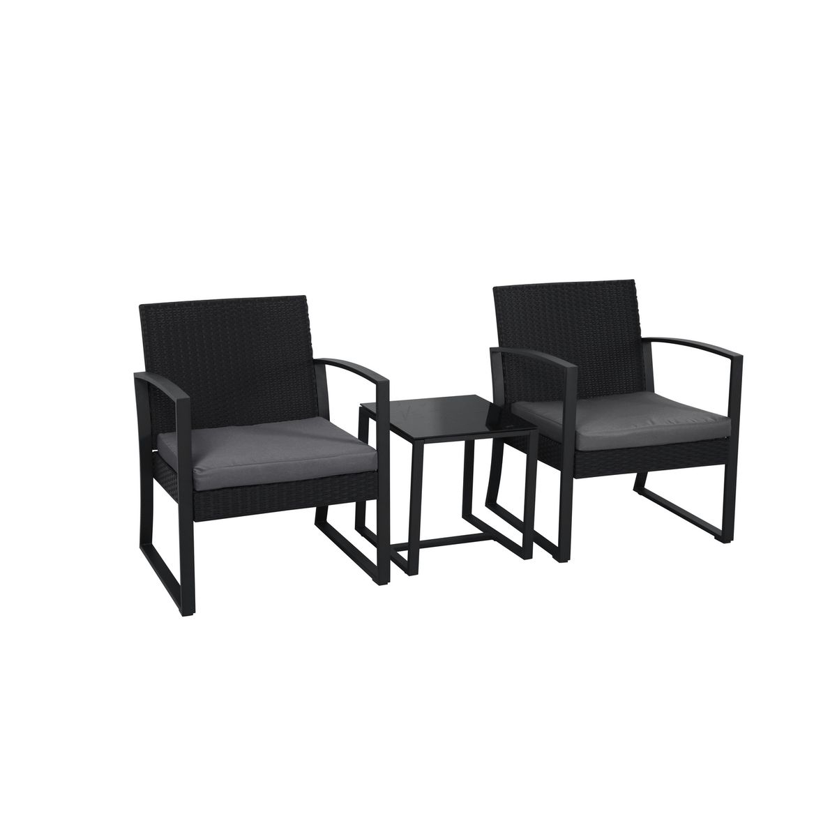 Just Home Collection - Juego de Balcón Victoria 3 Piezas