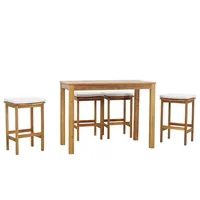 Juego de Bar Madera 4 personas