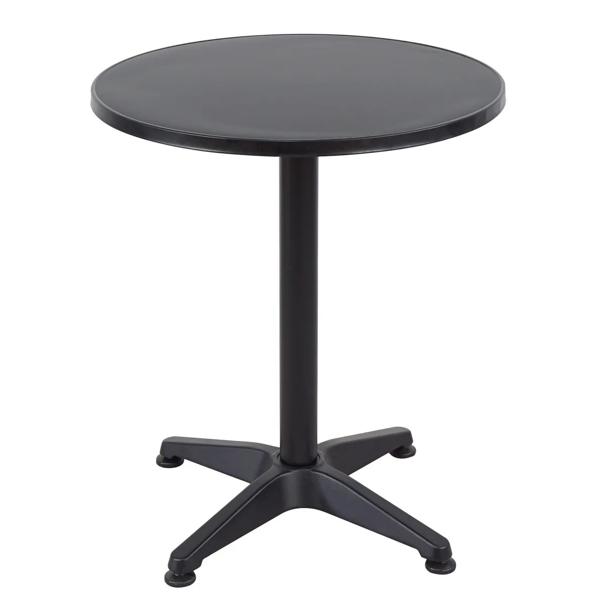 Just Home Collection - Mesa Redonda Aluminio Black 60 cm