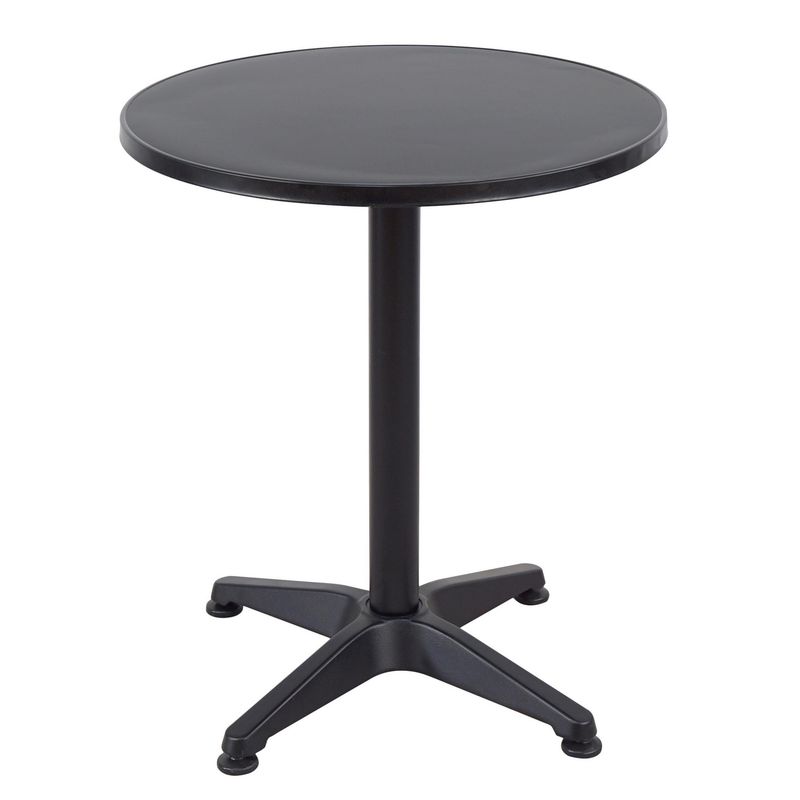 Just Home Collection - Mesa Redonda Aluminio Black 60 cm