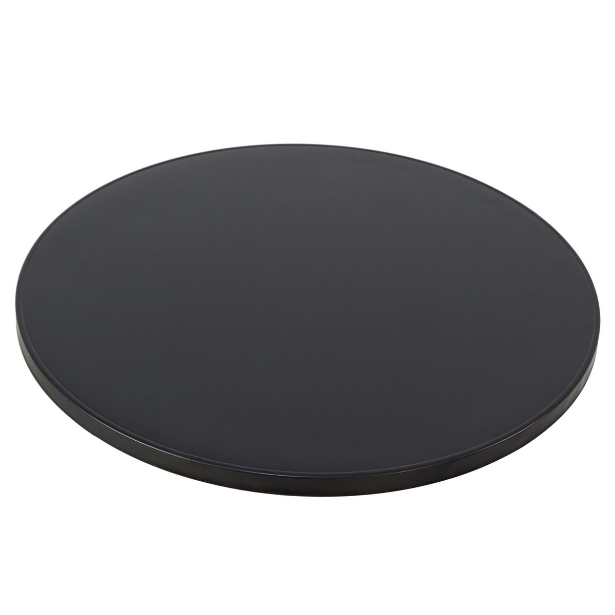 Just Home Collection - Mesa Redonda Aluminio Black 60 cm