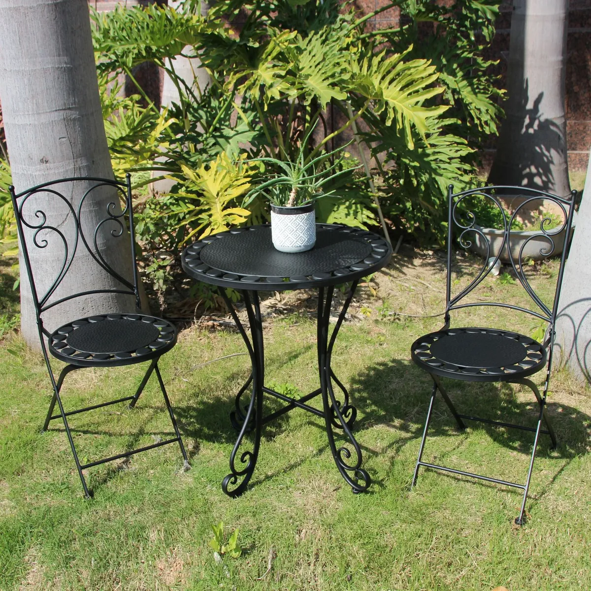 Just Home Collection - Juego de Balcón Roma 2 Personas