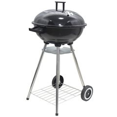 Asador de Carbón Mr. Beef con Tapa Redondo 44 x 87 cm