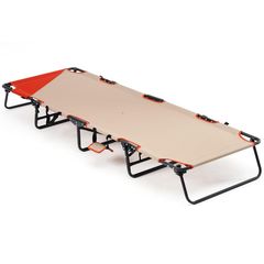 Catre Plegable para Camping 63 x 194 x 22 cm