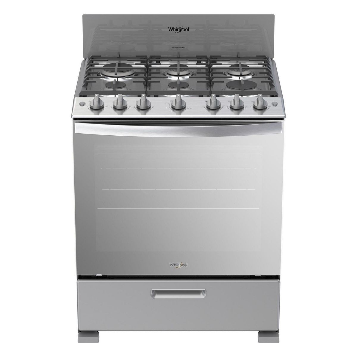 Estufa de Piso 30" Gris Whirl WFR3400D, marca Whirlpool - Foto 2