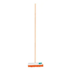 Cepillo Industrial Cerda Suave de 30 cm con Bastón de Madera