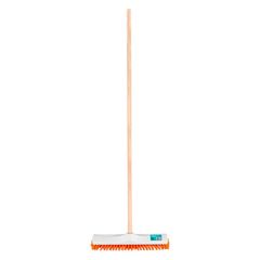 Cepillo Industrial Cerda Rígida de 40 cm, Bastón de Madera
