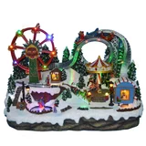 Parque diversiones Navideño iluminado musical 55 cm