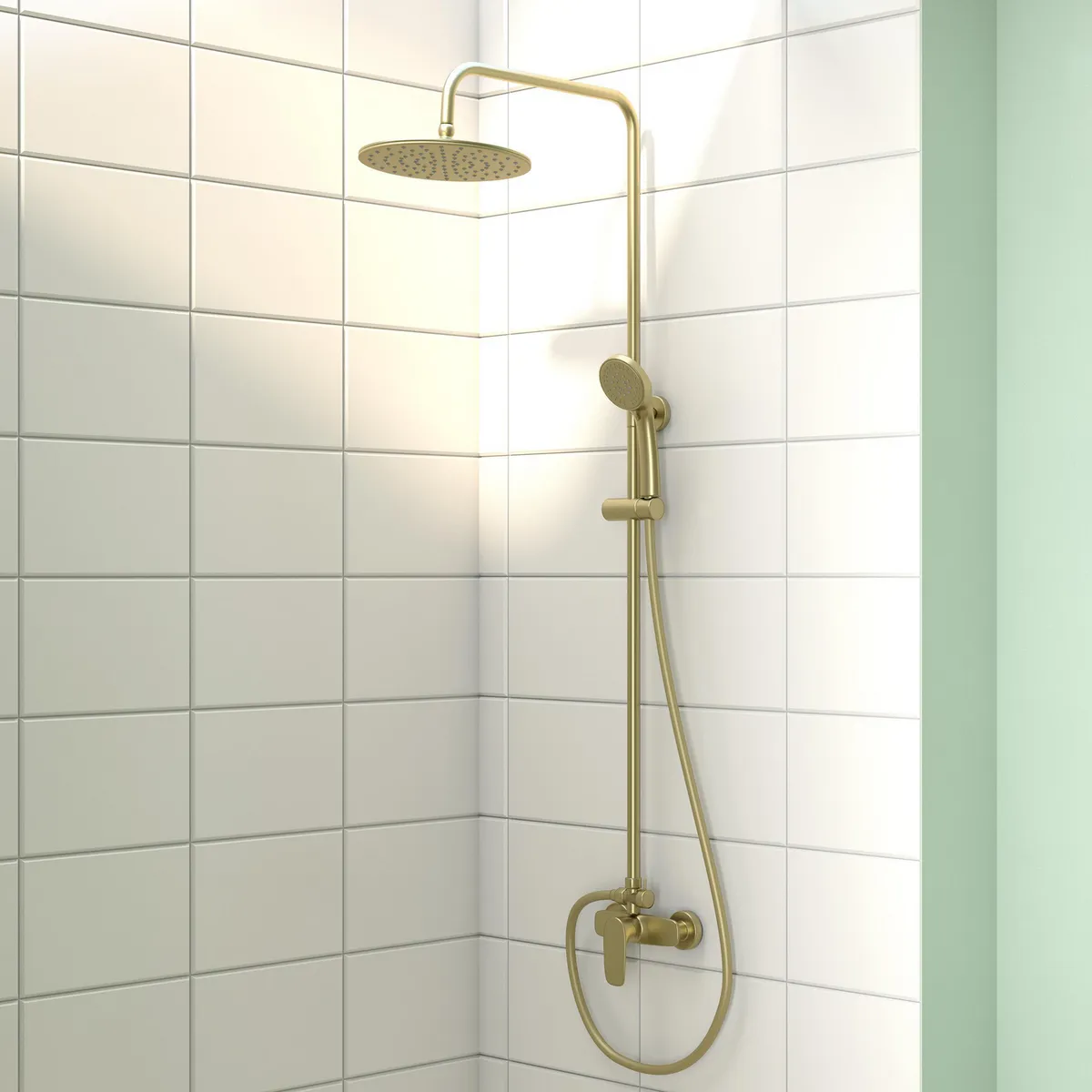 Sensi Dacqua - Columna Con Monomando Ducha Gold Vit