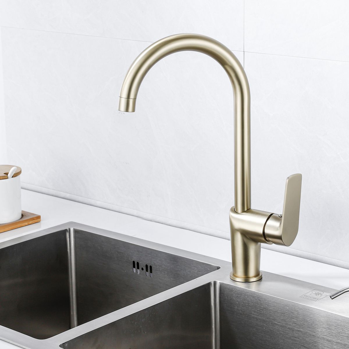 Sensi Dacqua - Monomando Cocina Vert Bgold Lucen