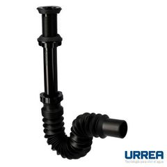 Cespol Flexible Negro para Lavabo