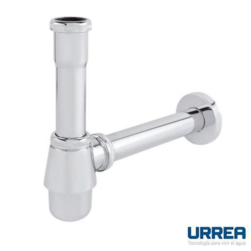 Urrea - Cespol Cromado de Latón Sin Rebosadero