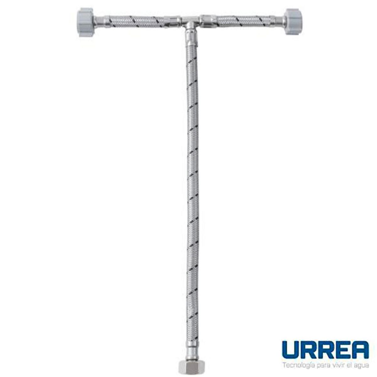 Manguera para Lavabo y Fregadero conector T, 55 cm, marca Urrea - Foto Principal