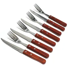 Set Cuchillos y Tenedores para Asador