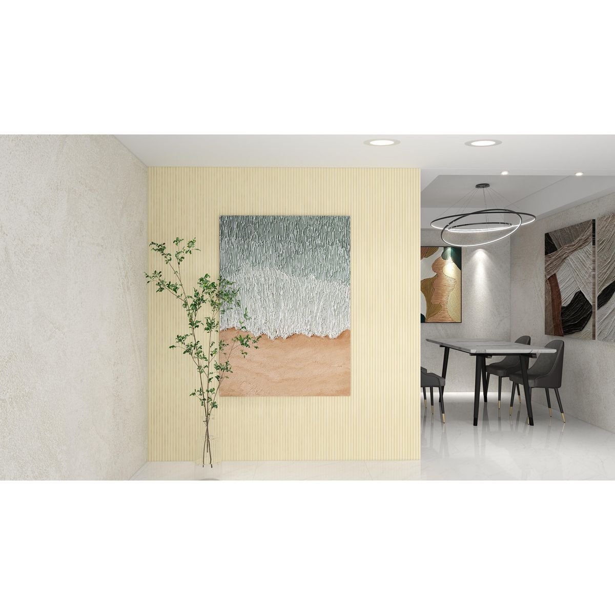 Lambrin para interior WPC Light Brown 12 x 240 cm mate 0.28 m2, marca Holztek - Foto 2