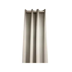 Cortina blackout total de 135 x 220 cm 2 paneles Crema