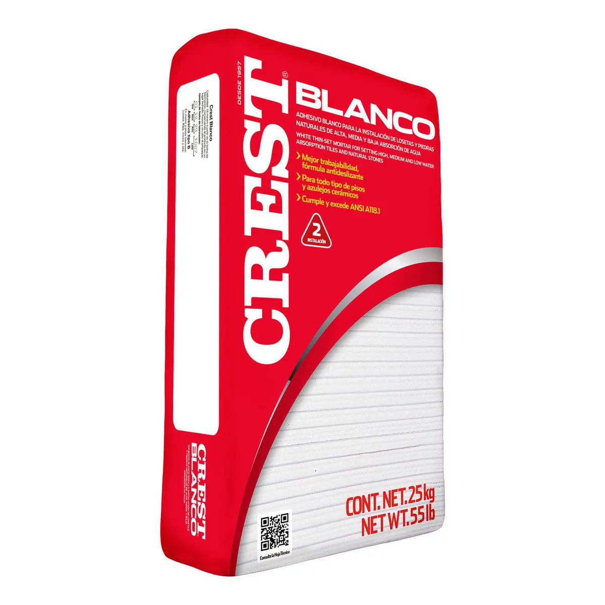 Adhesivo Crest Blanco 25K, marca Crest - Foto 2