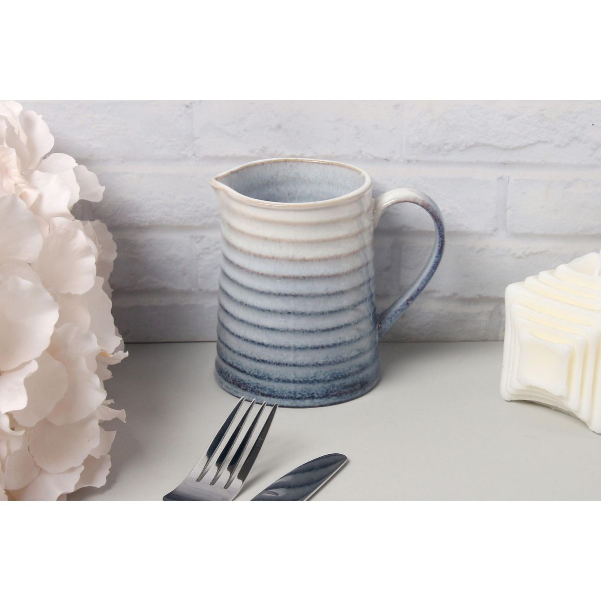 Just Home Collection - Taza ring azul 260 ml