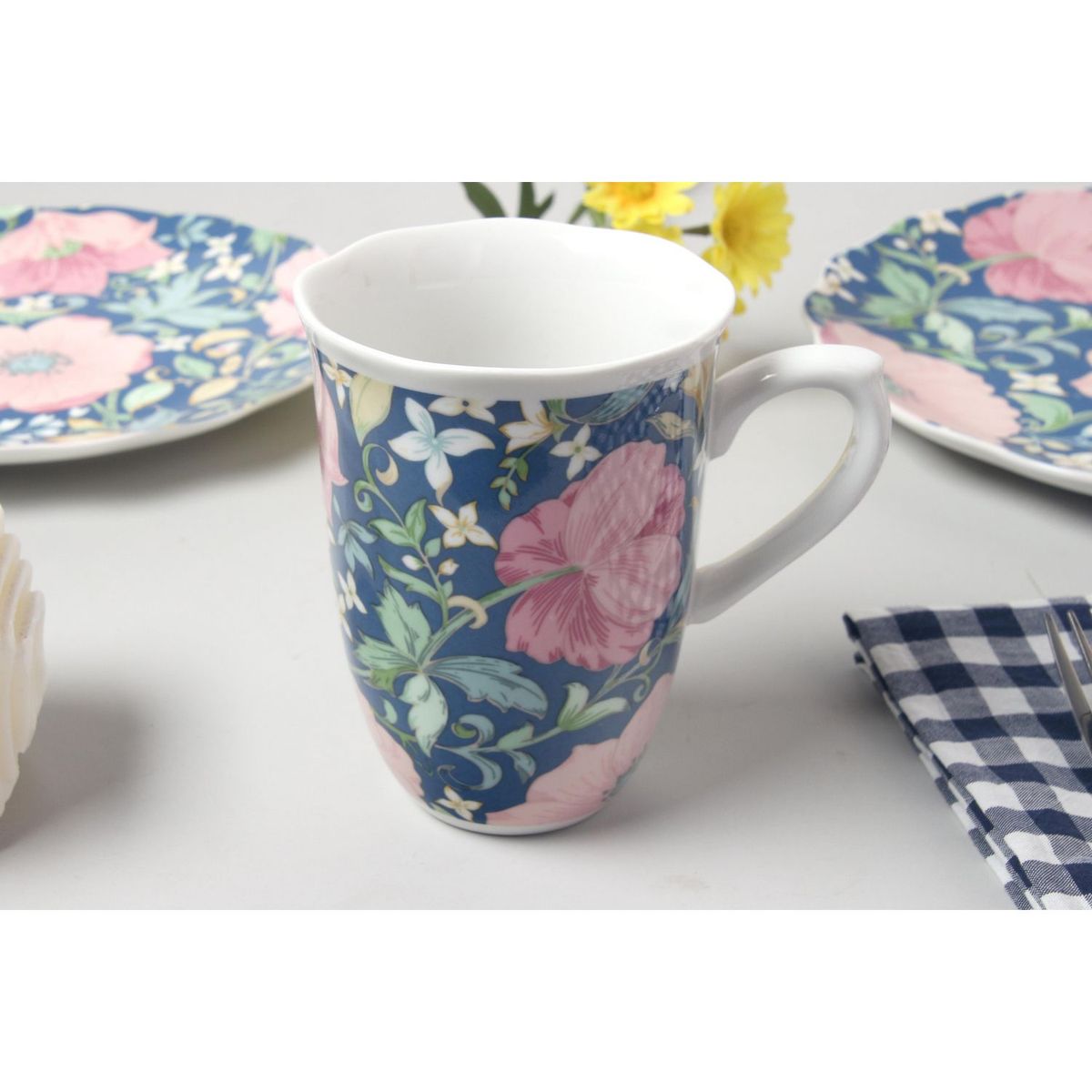 Just Home Collection - Taza flores 350 ml