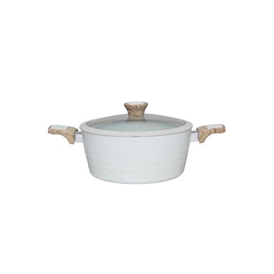 Olla Grey Marble con tapa 26 cm