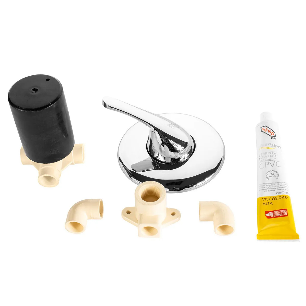 Kit Regadera Monomando CPVC a 1/2, marca Iusa - Foto Principal