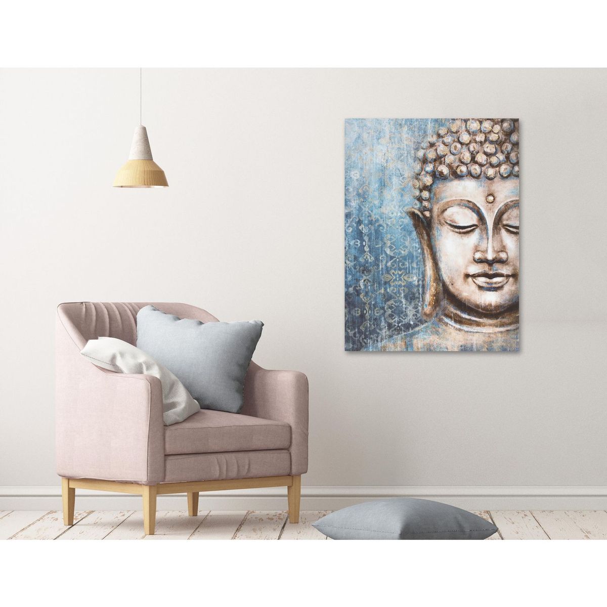 Canvas Buddha1 de 60 x 80 cm, marca Just Home Collection - Foto 2