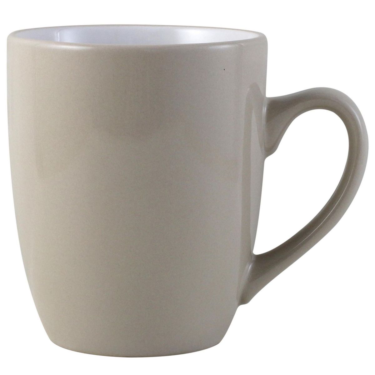 Taza color beige 425 ml, marca Just Home Collection - Foto Principal
