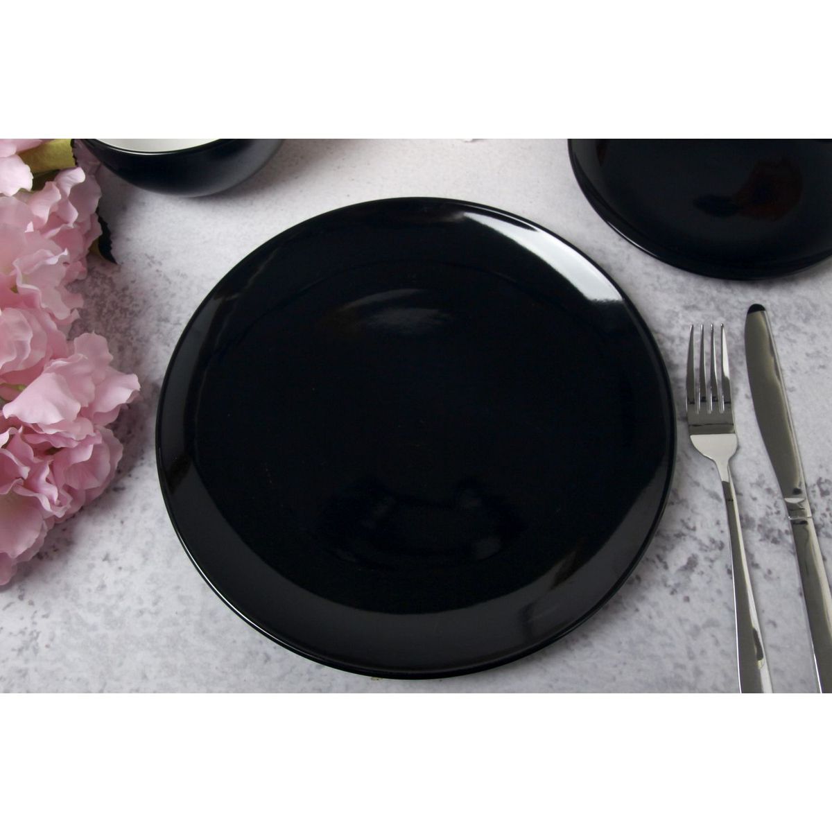 Just Home Collection - Plato negro 27 cm
