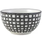 Bowl blanco / negro 600 ml Checkers