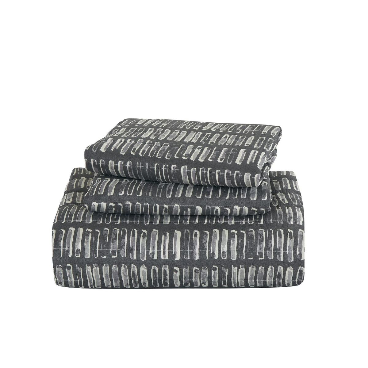 Just Home Collection - Colcha Individual Estampado Urbano Gris