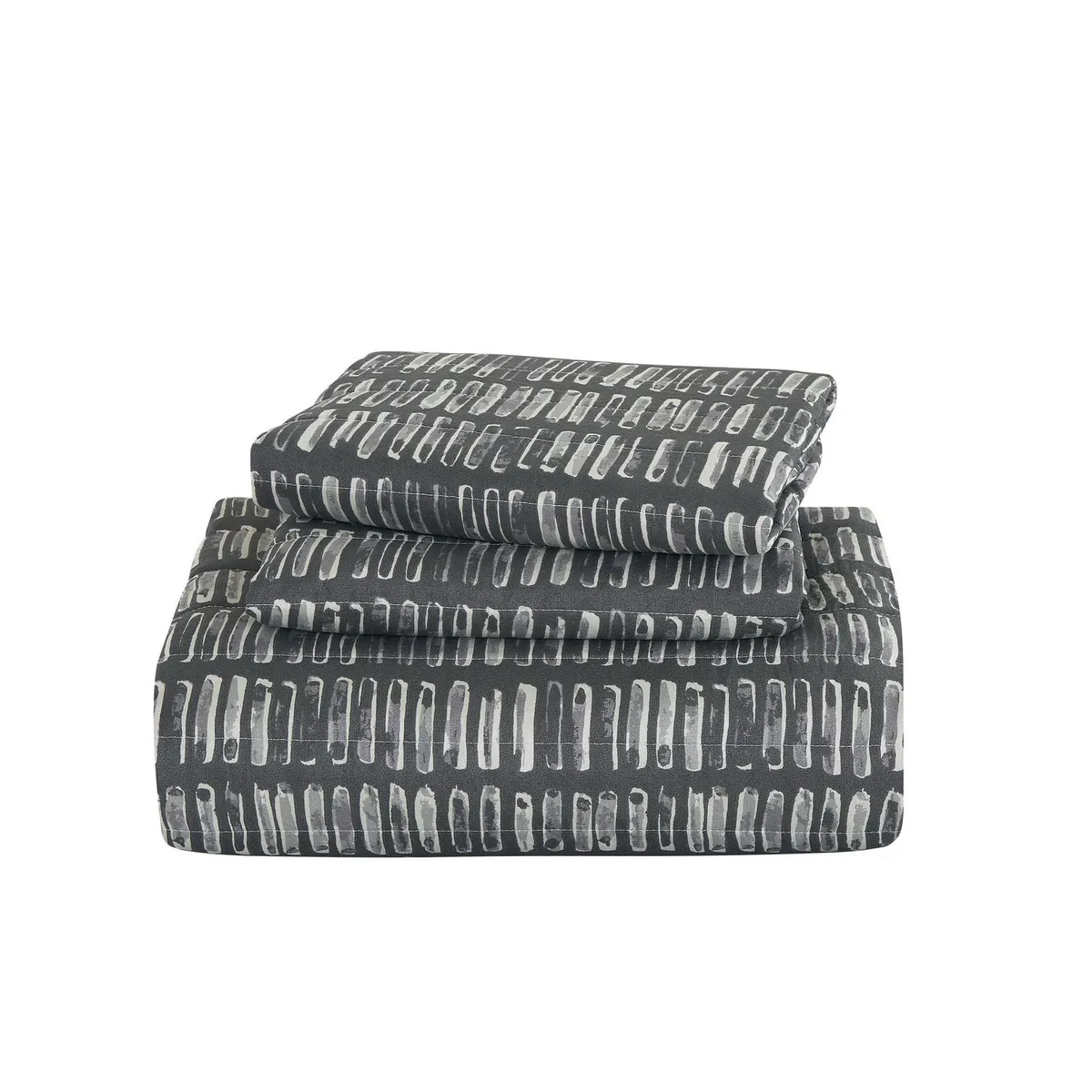Just Home Collection - Colcha Super king Estampado Urbano Gris