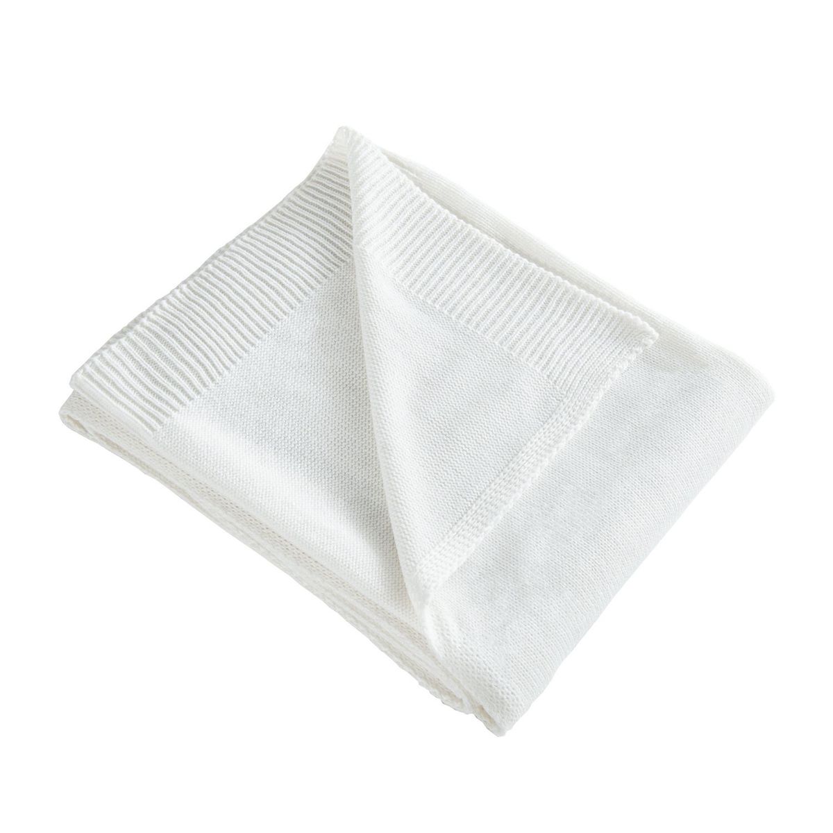 Just Home Collection - Frazada Clasica Solid de 130 x 160 cm Crema