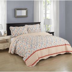 Colcha Matrimonial Estampado Boho Multicolor