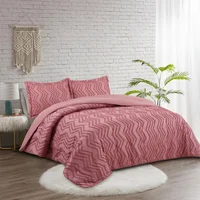 Colcha Individual Liso Rose Boho Rosa