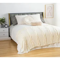 Frazada Boho Crazy de 130 x 160 cm Beige