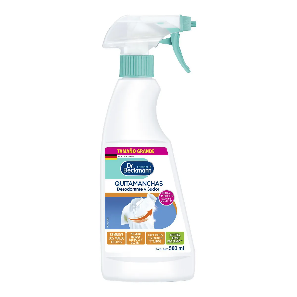 Quitamanchas Desodorante y Sudor 500 Mililitros Dr Beckmann, marca Dr. Beckmann - Foto Principal