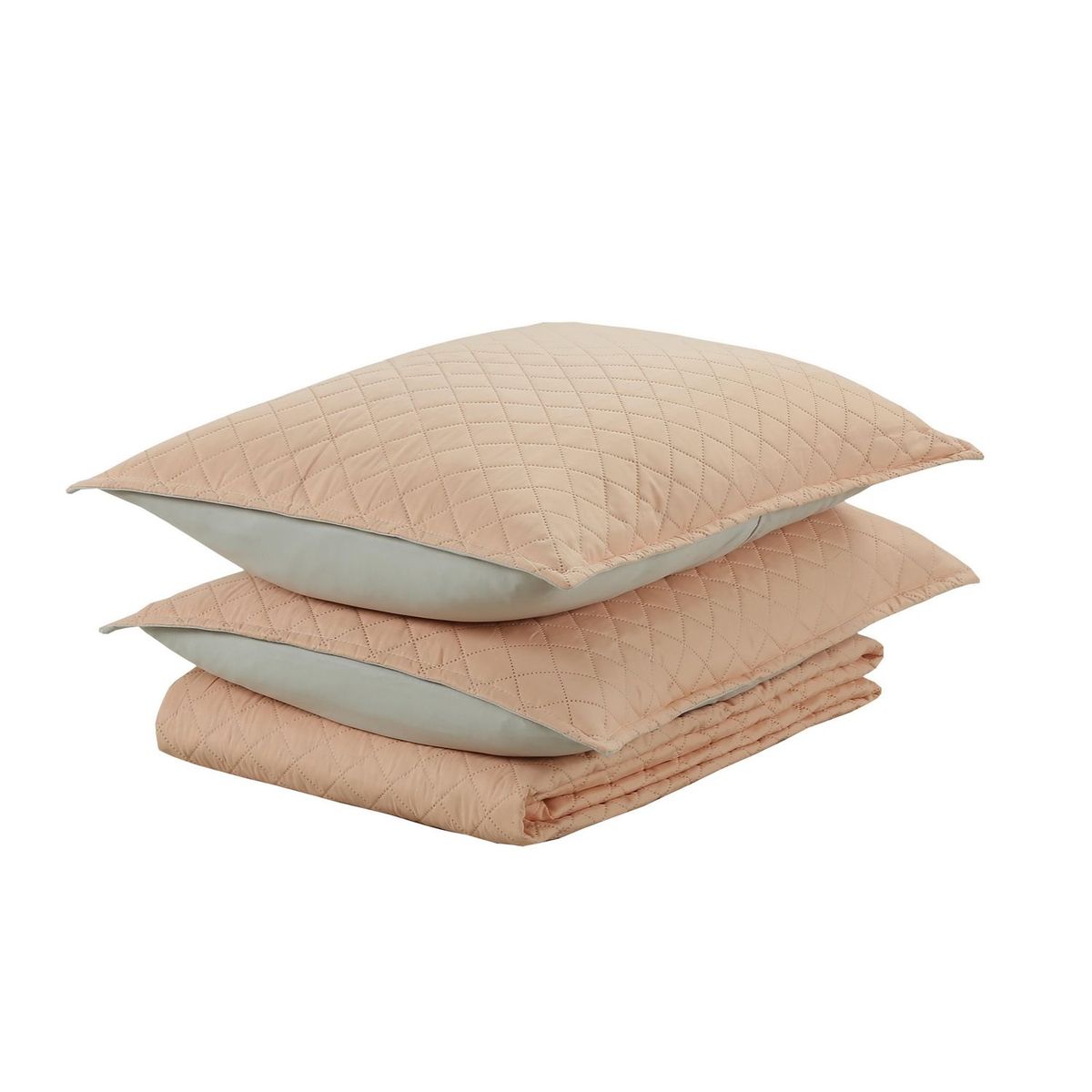 Casa Bonita - Colcha King Size Prom Bicolor Coral