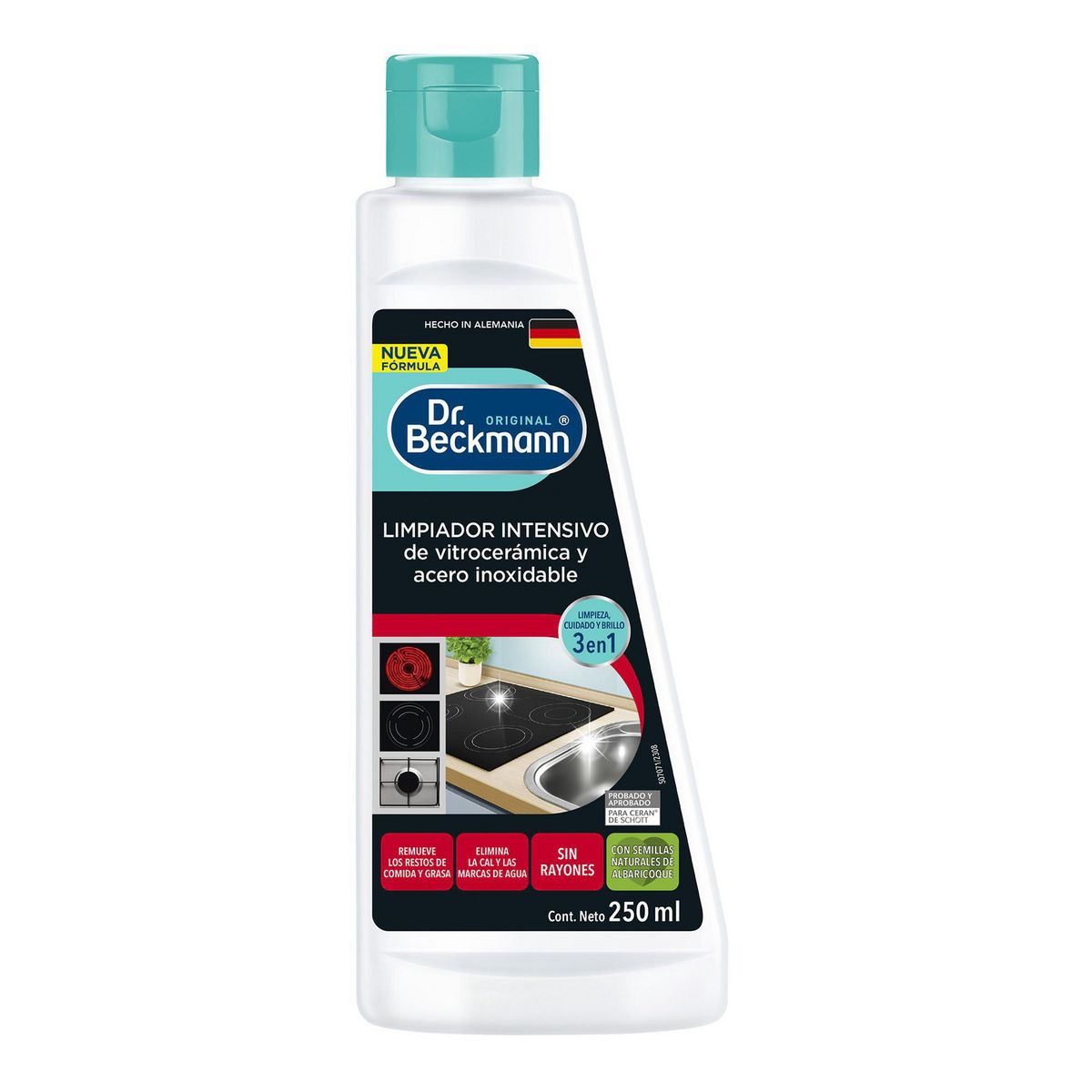 Limpiador Vitrocerámica 250ml Dr Beckmann, marca Dr. Beckmann - Foto Principal