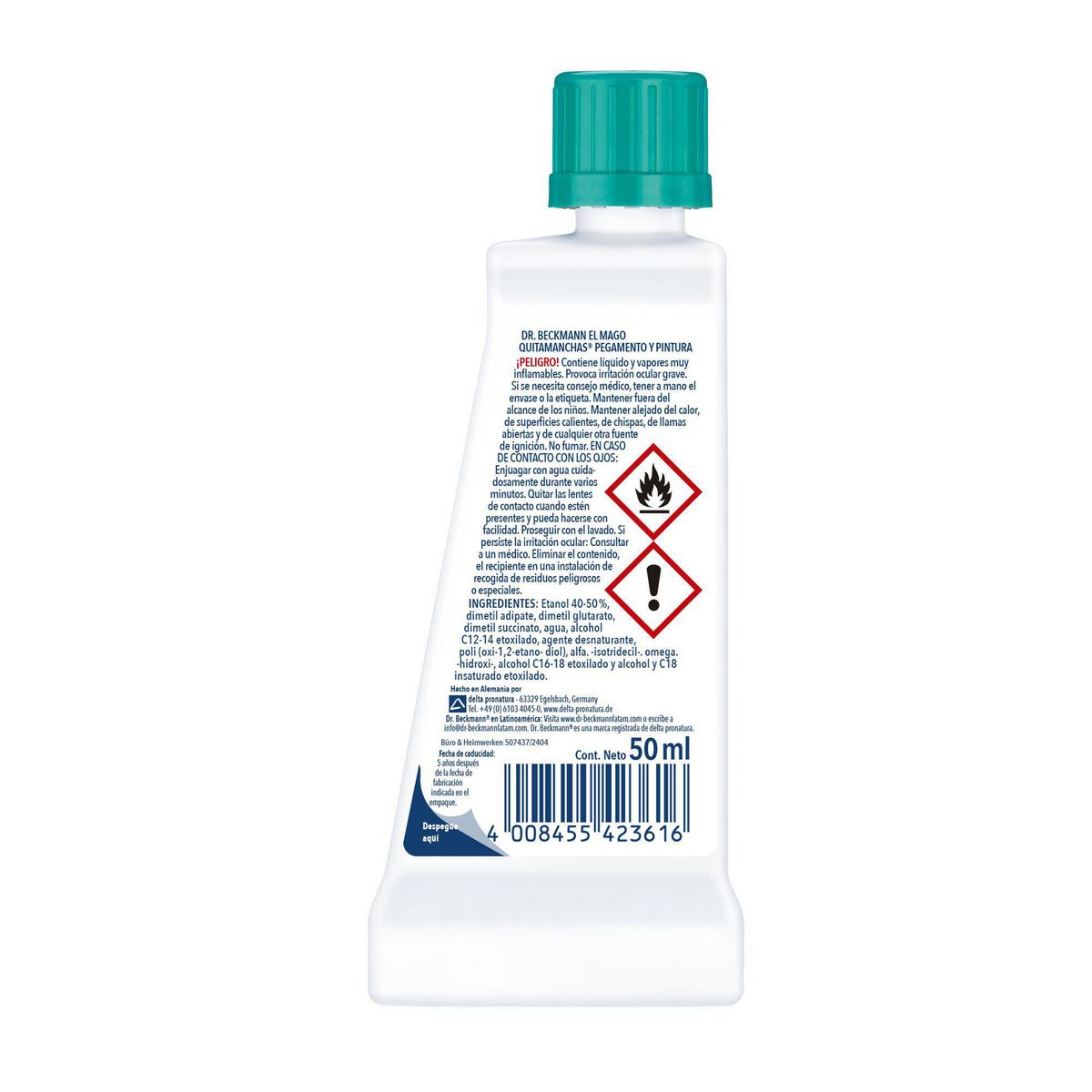 Mago Quitamanchas #1 Pegamento, chicle, esmalte uñas 50ml Dr Beckmann, marca Dr. Beckmann - Foto 2