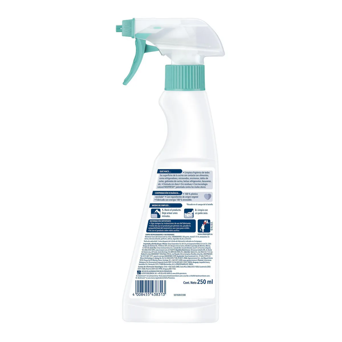 Limpia Refrigerador 250ml Dr Beckmann, marca Dr. Beckmann - Foto 2