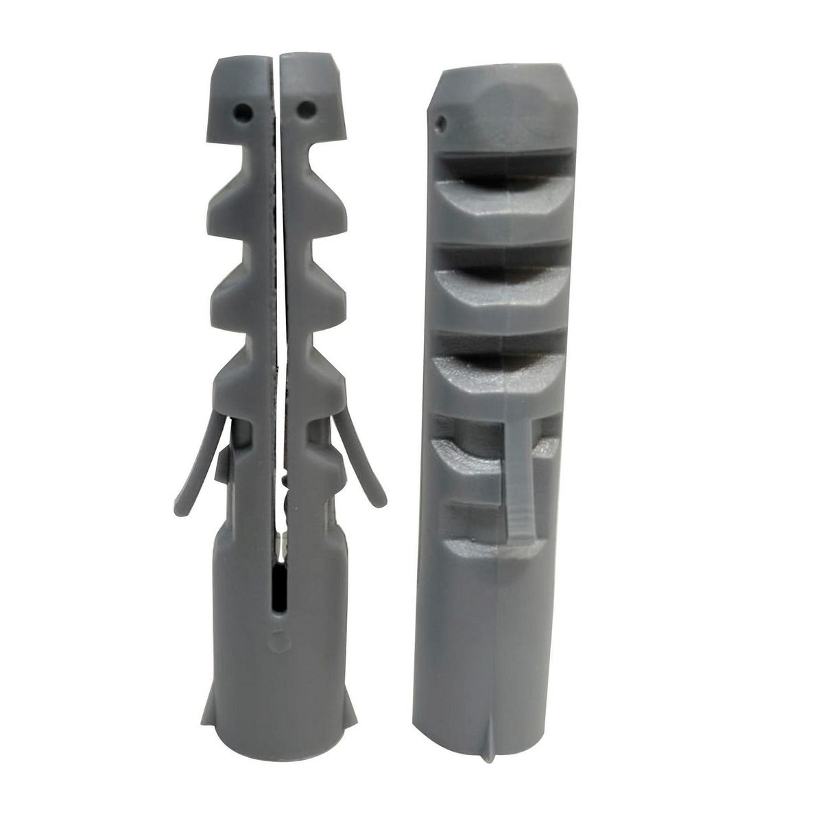 Fixser - Taquete de Plástico Gris 1/2"