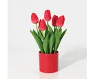 Flor artificial tulipan rojo