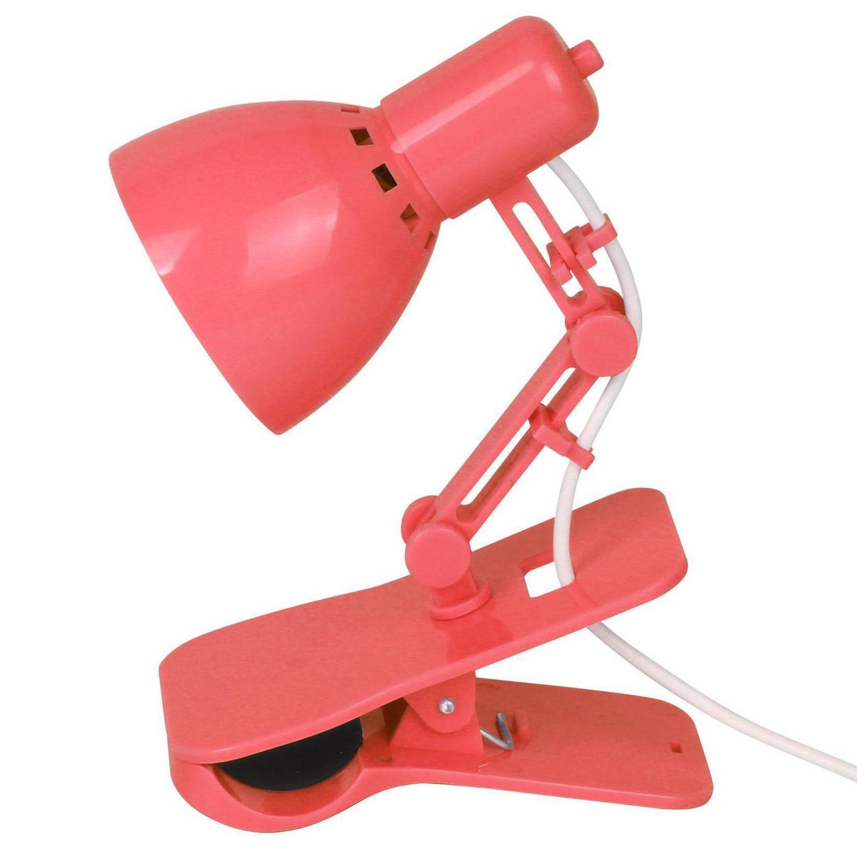 Casa Bonita - Lámpara LED de escritorio Clip Basic Rojo